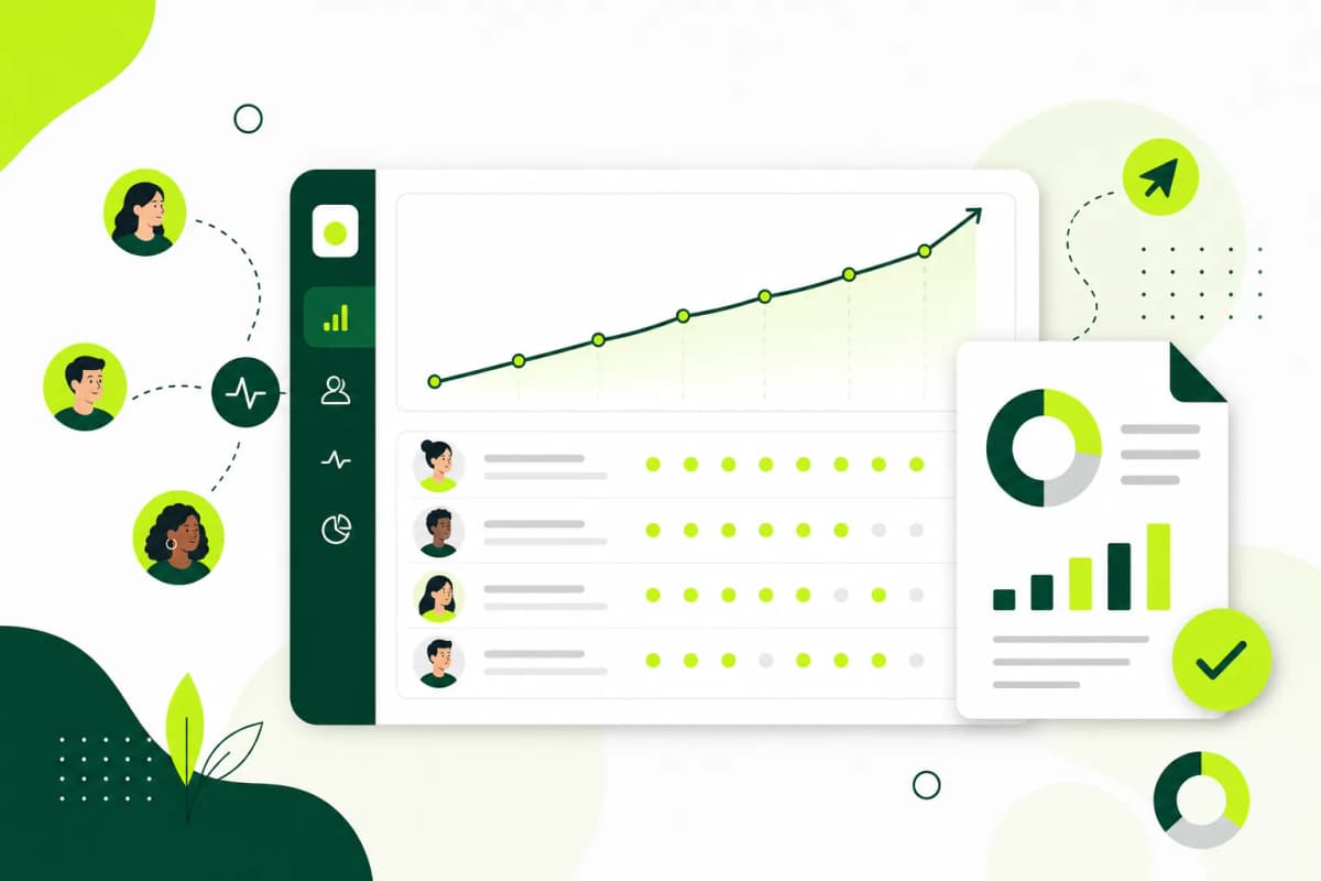 Illustration of tester participation tracking and a structured testing report